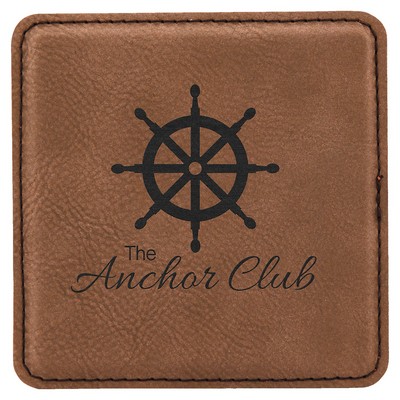 Leatherette Coaster