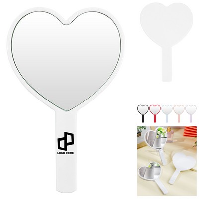 Heart Shaped Handheld Mirror