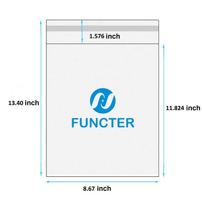 8.67 x 13.40" OPP Self Sealing Cellophane Bags