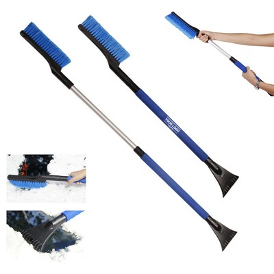 2-in-1 Extendable Car Snow Brush and Ice Scraper