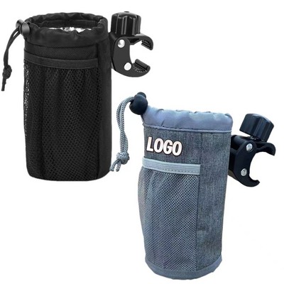 Oxford Fabric Motorcycle Drink Holder with 0.55"-1.7" Clamp
