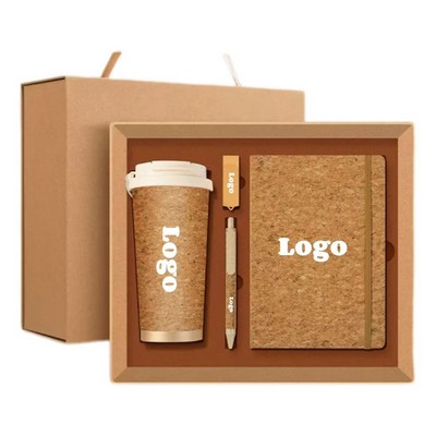 Business Tumbler and Notebook Set Corporate Gift