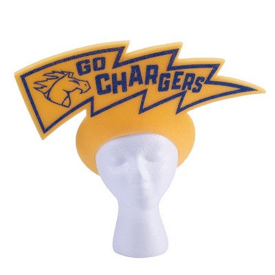 Lightning Bolt Foam Visor (17")