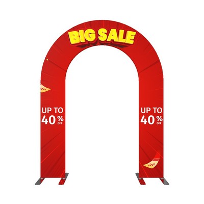 6'w x 8'h Open Gate Arch Display