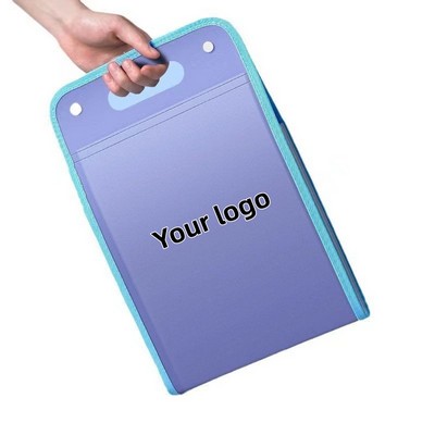 14.6" x 9.4" 13-Pocket Expanding File Organizer With Handle