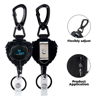 Rugged Retractable Tactical Key Holder