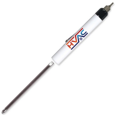 Pocket Screwdriver Reversible Flat Blade + Hex Bit Top FC