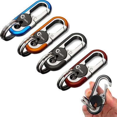 Car Key Chain for Men, Anti-Loss Keychain with Double Keyrings