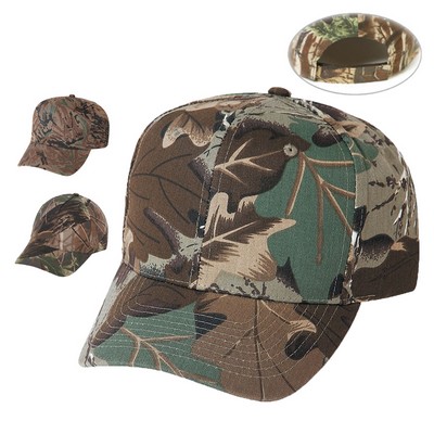 Low Crown Camo Twill 6-Panel Cap