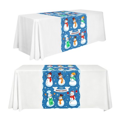 30" x 88" Full Color Large Premium Standard Table Runner