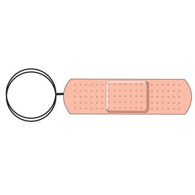 Adhesive Bandage Executive Key Chain w/Mirrored Back (4 Square Inch)