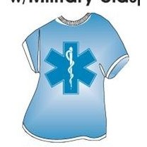 Caduceus Cross T-Shirt Mighty Mini Magnet