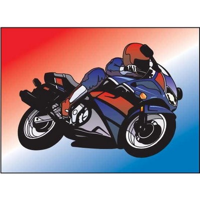 Import Motorcycle Rectangle Metal Photo Magnet (2"x3")
