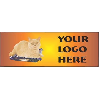 British Shorthair Cat Panoramic Badge w/ Bar Pin