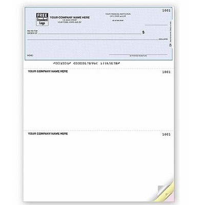 Lined Multi-Purpose Laser Voucher Checks (3 Part)