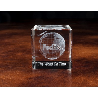 Standard Crystal Cube Award (1 5/8"x1 5/8"x1 5/8")