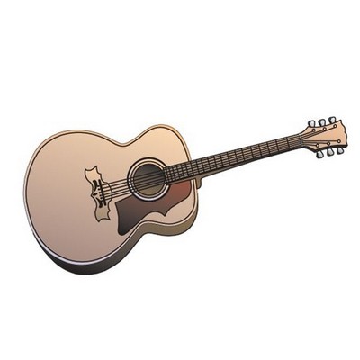 Acoustic Guitar Maxi Magnet (3 Square Inch)