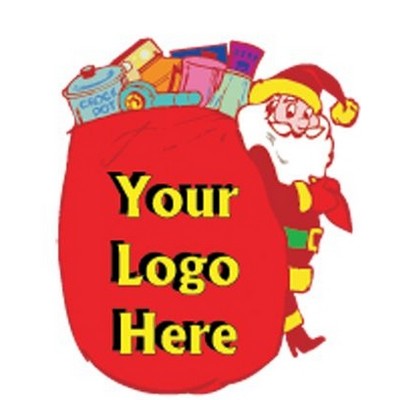 Santa's Toy Bag Panoramic Metal Photo Magnet
