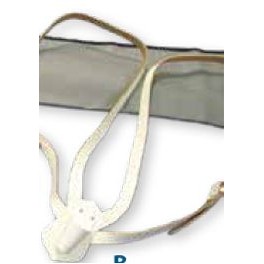 Double Shoulder Strap Style White Parade Belt