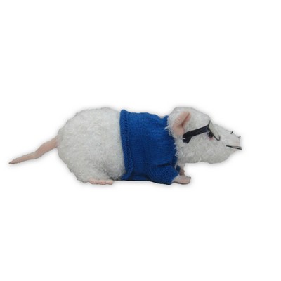 Custom Plush Mouse with Spectacles