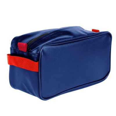 USA & Union Made 600D Poly Cosmetic Case Toiletry Dopp Kit