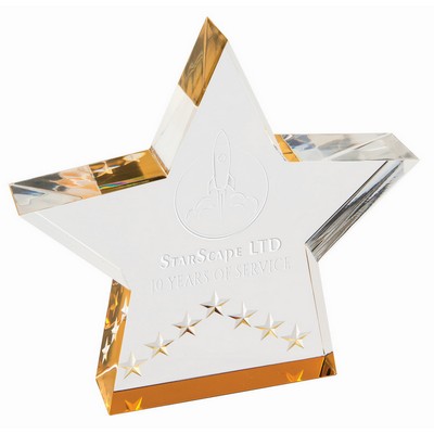 5" Gold Star Performer Acrylic