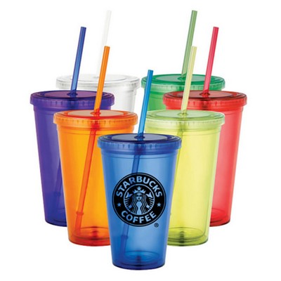 Custom Double Wall Tumbler - 16 Oz
