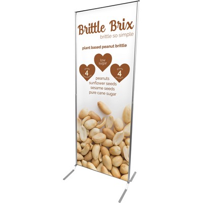 Magnetic Banner Stand 30" x 78" - Single Side