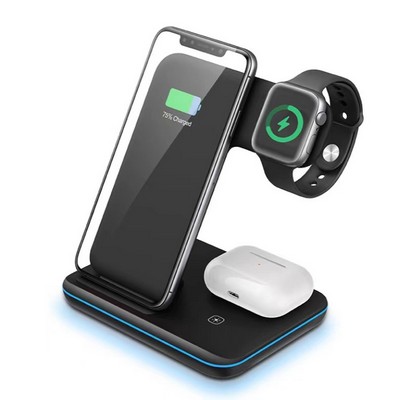3" 1 Fast Wireless Charger Station.
