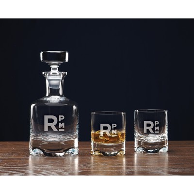 New York Decanter 3 Piece Set
