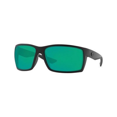 Costa Del Mar® Reefton Blackout Polarized Sunglasses w/Green Mirror Lenses