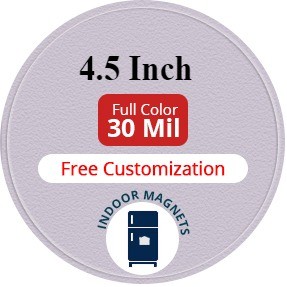 Magnet - 4.5" Diameter Circle - 30 Mil