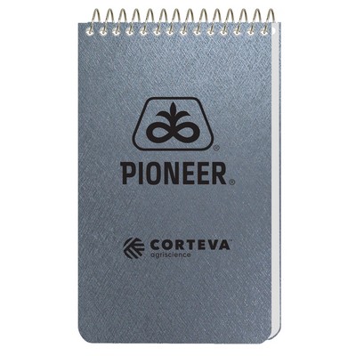 Metallic Pocket Coil Notebook (2 7/8"x 4 ¾")