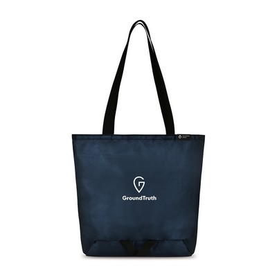 Renew Recycled rPET Packable Shopper - AWARE™ - Navy