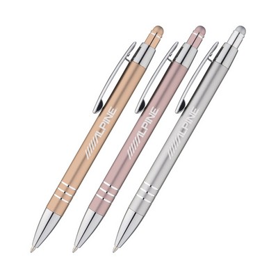Serena Stylus Metallic Pen