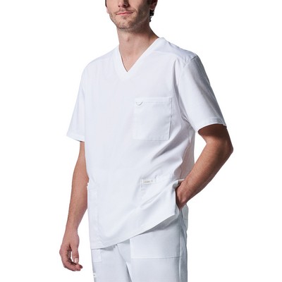 Landau - ProFlex - Men's Four-Pocket Back Yoke V-Neck Top