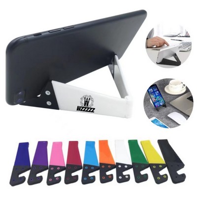 Universal V-Shaped Folding Mobile Phone & Tablet Stand