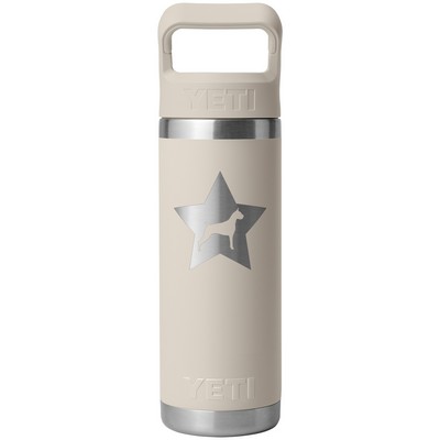 YETI® Rambler® 18 Oz Bottle With Color-Matched Straw Cap