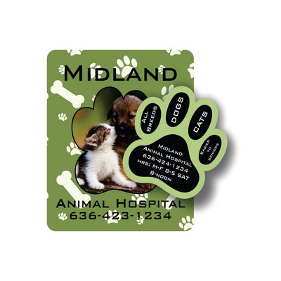 Picture Frame Magnet-4"X5" With Paw Cut Out-20Mil-Full Color