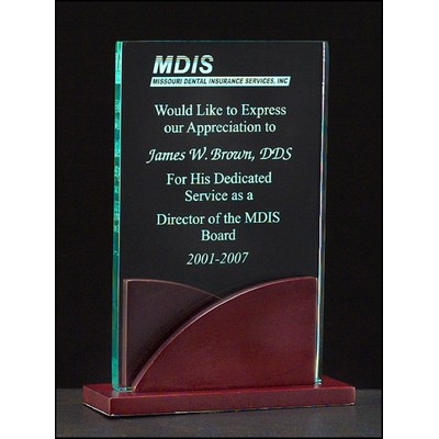 Tower Spotlight Acrylic Award-Blue