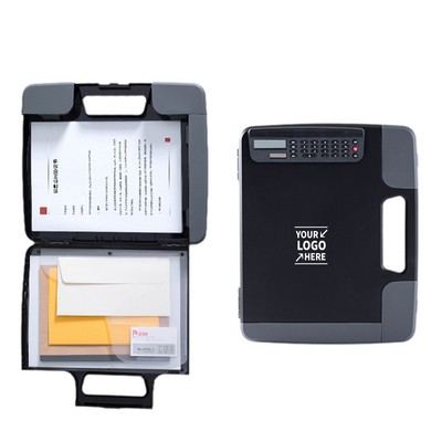 Multifunctional A4 Clipboard w/Storage and Calculator