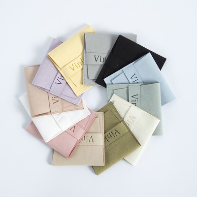 3.15 x 3.15 Inch Microfiber Jewelry Pouch