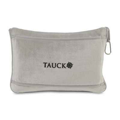 It's Go Time Recycled Travel Pillow & Throw Set - Light Gray