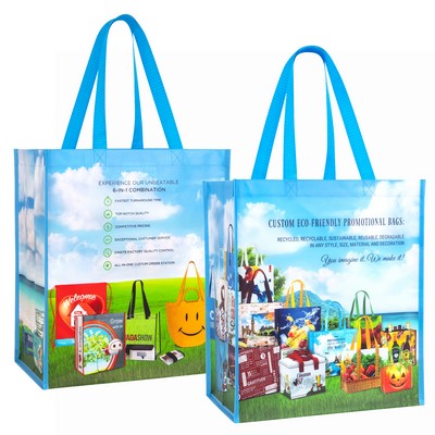 Premium Quality Full-Color Eco-Friendly Promotional Bag (13"x15"x8")