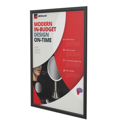 22" x 28" Aluminum Snap Frames, Black