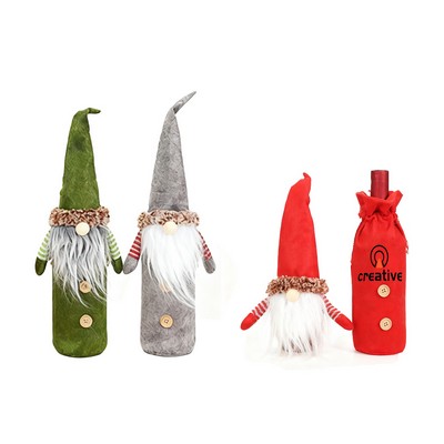 Christmas Wine Bag