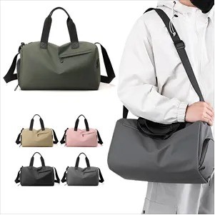 Waterproof Gym Duffel Bag with Shoe Compartment & Wet Pocket (Ocean)