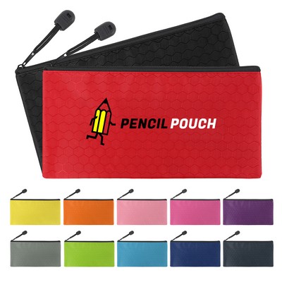 Waterproof Zipper Pencil Pouch (Ocean)