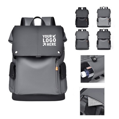 PU Leather Laptop Backpack