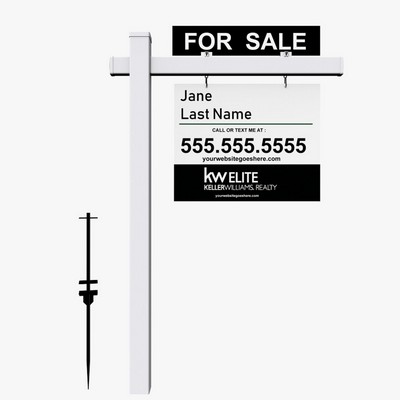 Real Estate Post Double Sided 36" X 24"